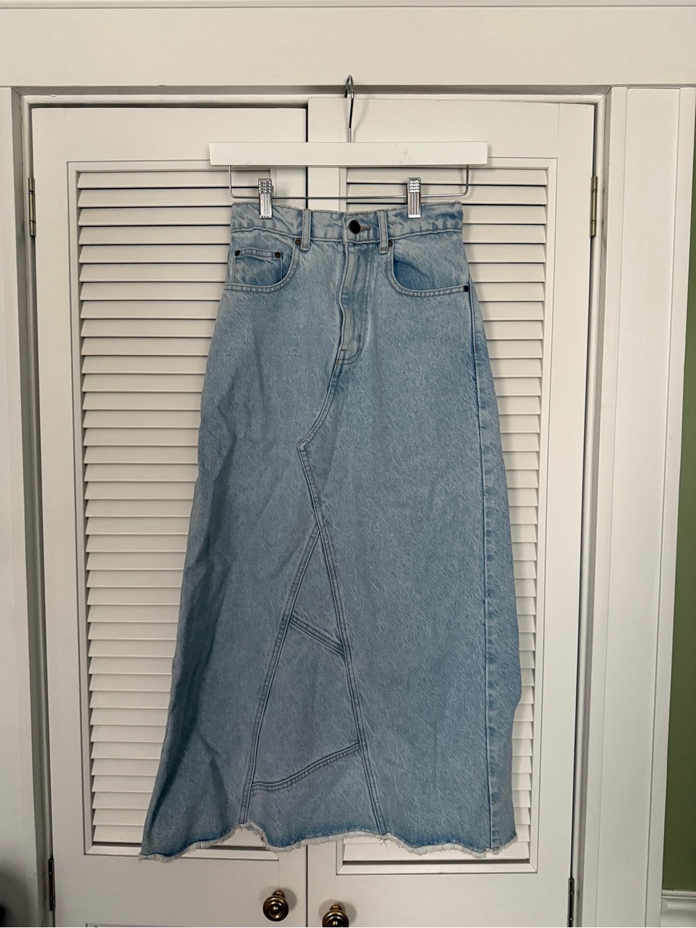 Spell Eve Denim Midi Skirt